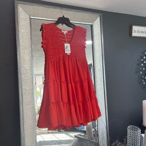 Dress. Medium. Red. NWT
